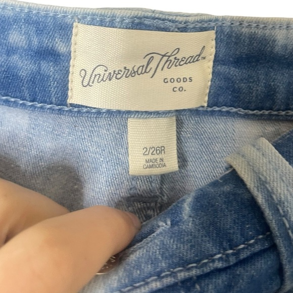 Universal Thread denim Jeans size 2 26R‎ High Rise Skinny - Picture 2 of 13
